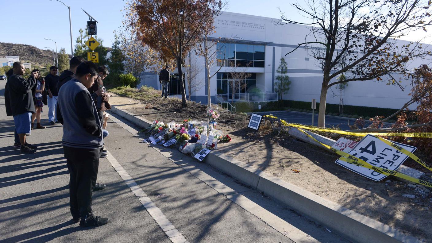 Il punto dove la Porsche con a bordo Paul Walker bruciò dopo il violento impatto