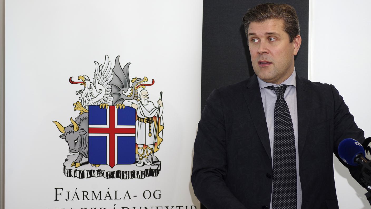 Il premier uscente Bjarni Benediktsson