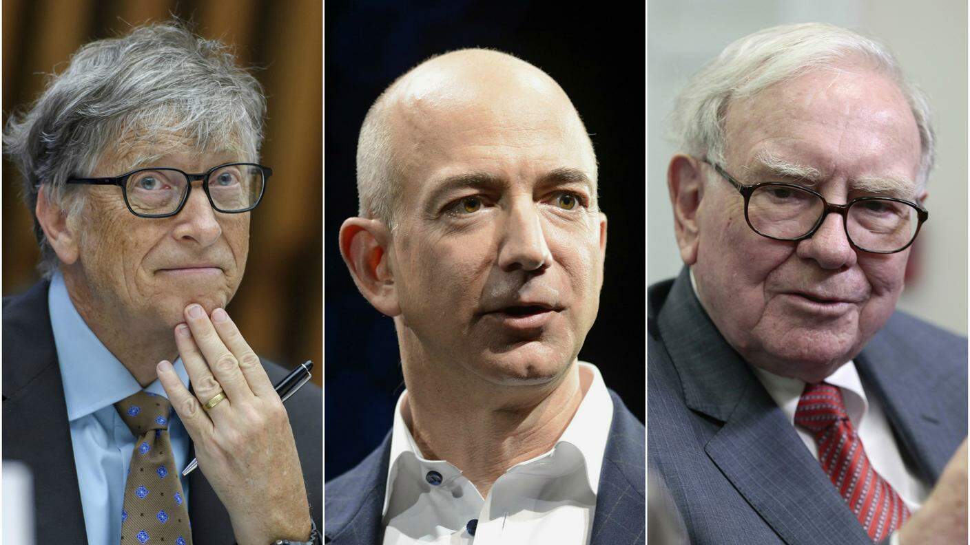 Tre paperoni: Gates, Bezos, Buffet
