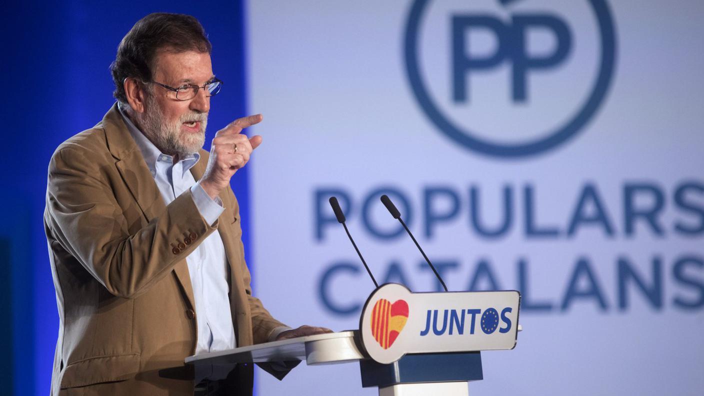 Rajoy ha parlato in Catalogna per dare il via alla campagna del PP per le elezioni 