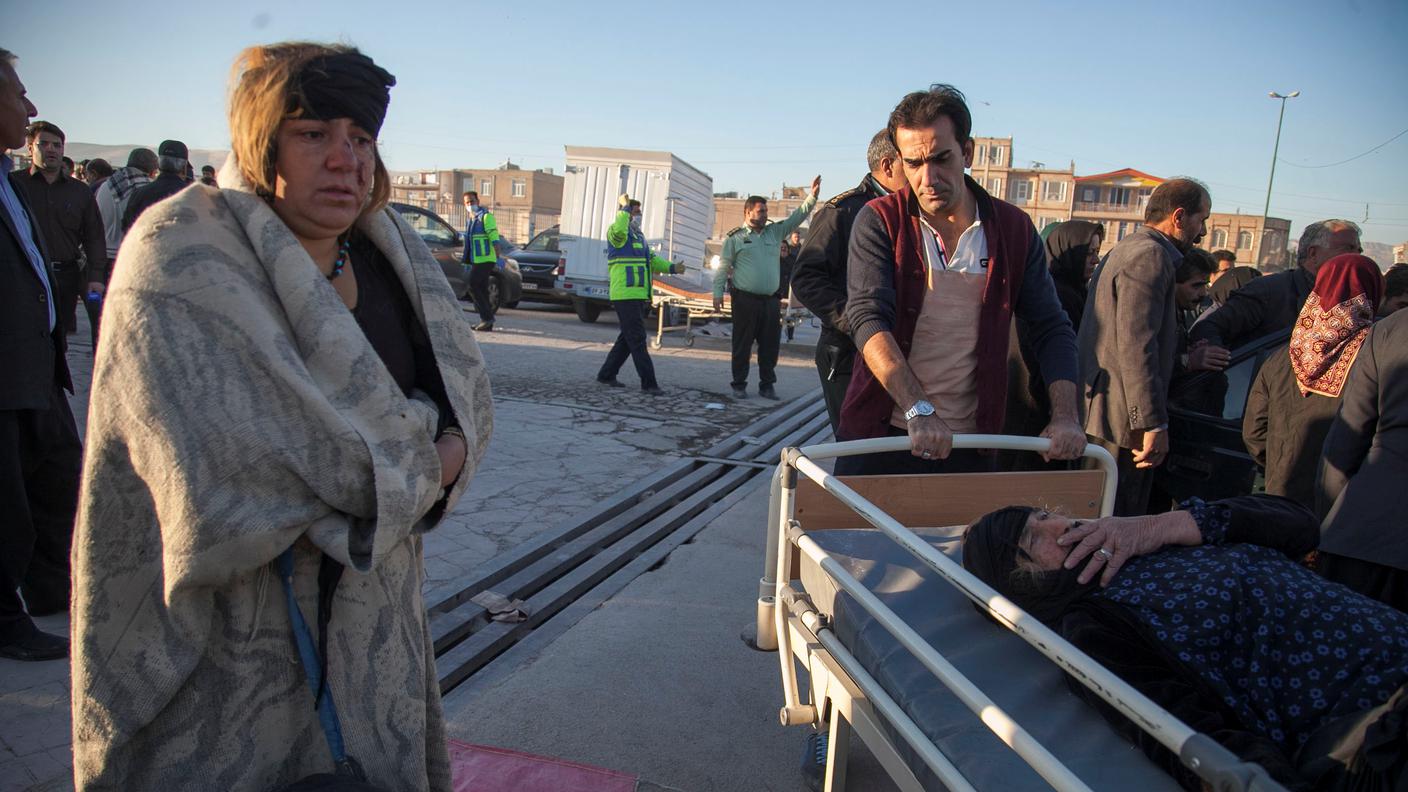 L'evacuazione dei feriti