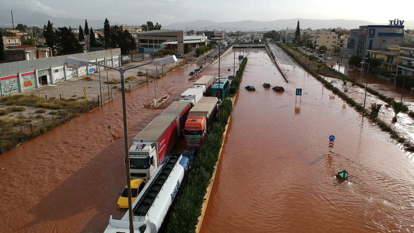 Le strade di Mandra sono impraticabili