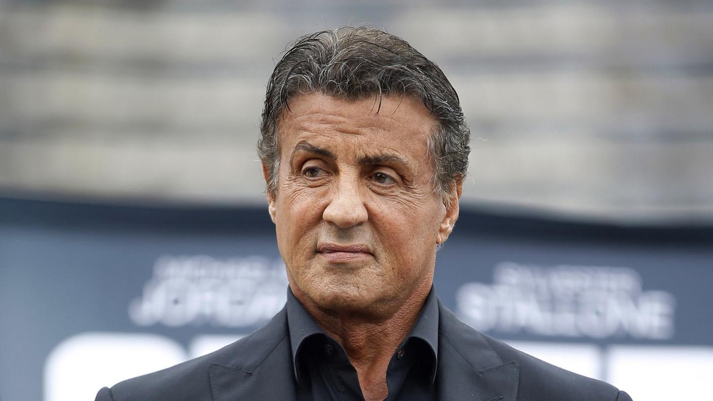 L'attore americano Sylvester Stallone 