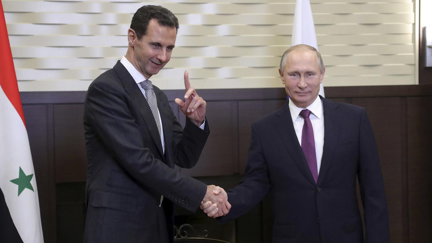 Vladimir Putin e Bashar al Assad si sono incontrati a Sochi