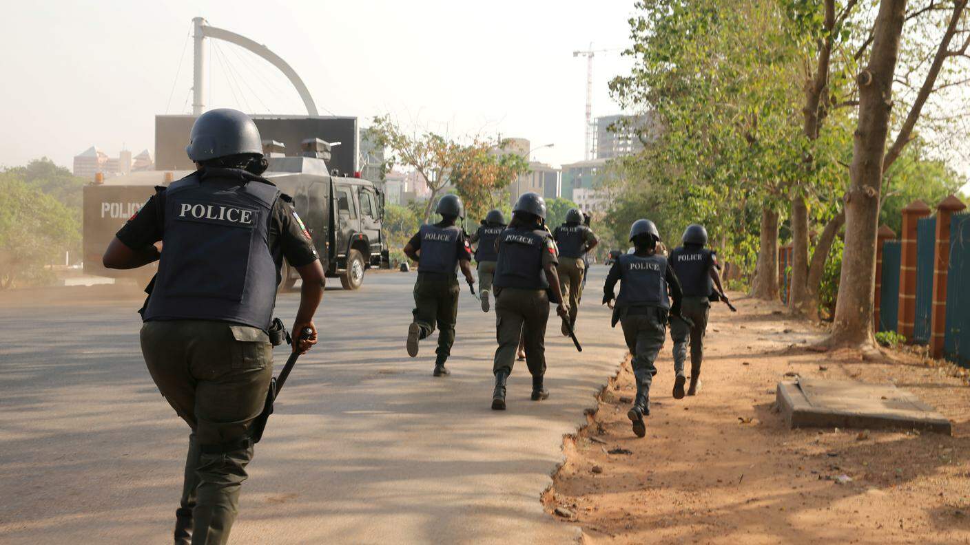 Operazione di polizia durante un attacco di gennaio 