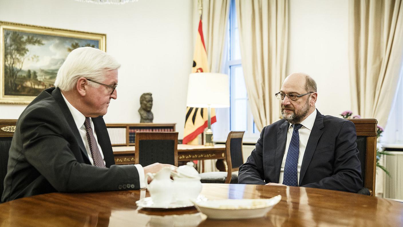 Frank-Walter Steinmeier e Martin Schulz