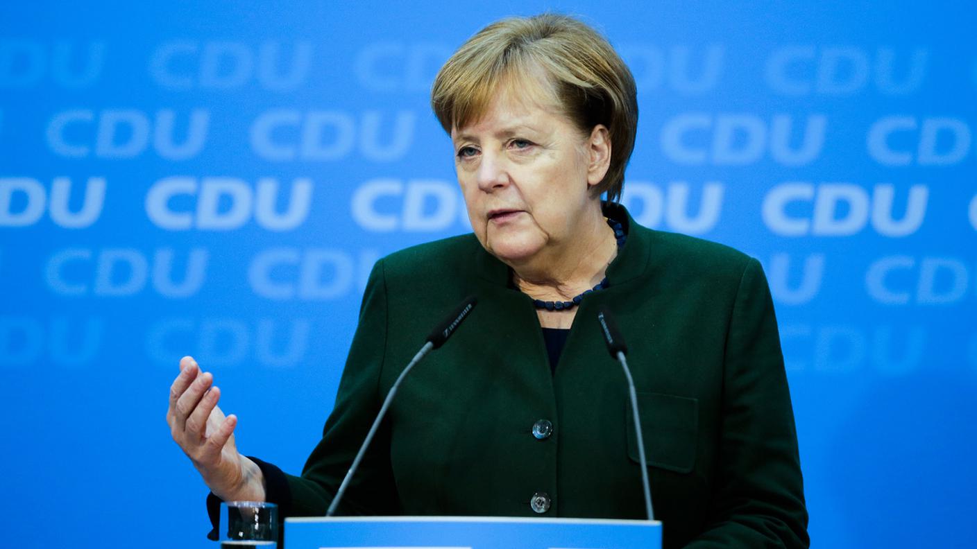 La cancelliera tedesca Angela Merkel