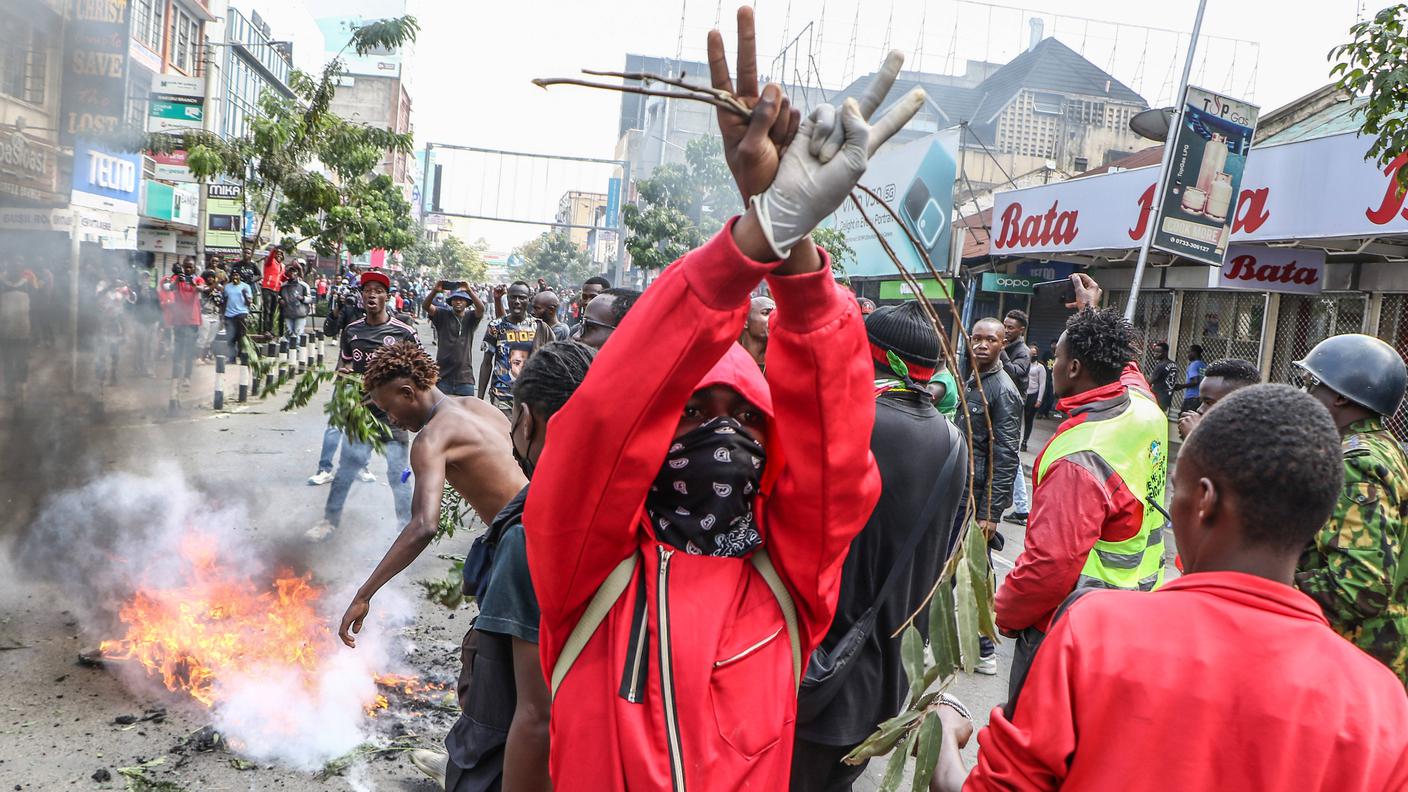 proteste a Nairobi