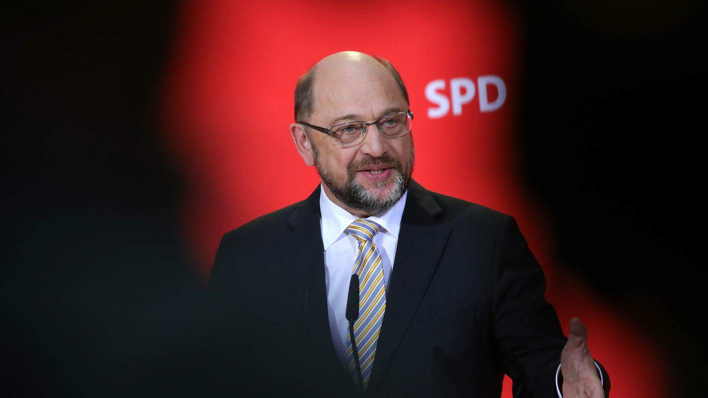 Il leader socialdemocratico Martin Schulz