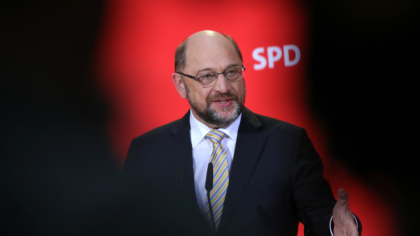 Il leader socialdemocratico Martin Schulz