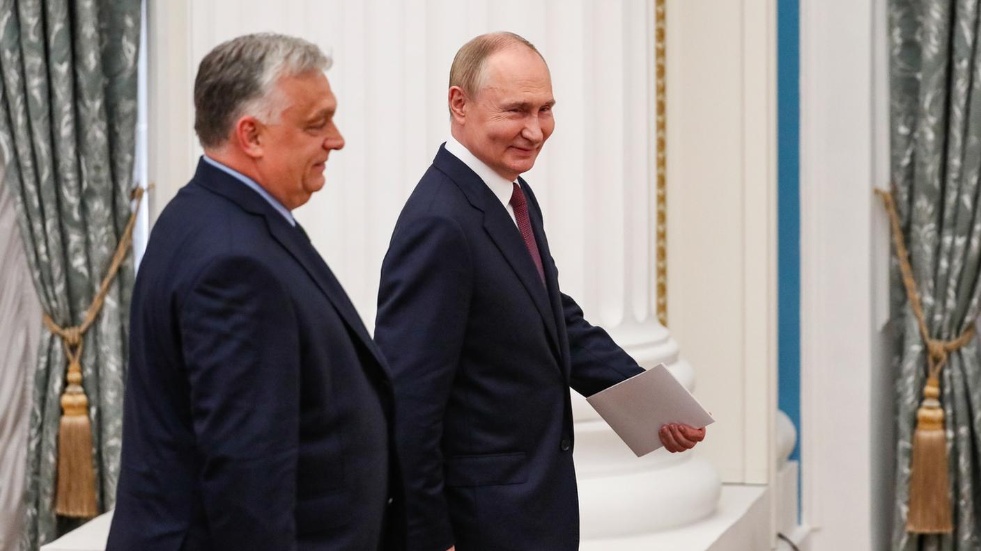 Viktor Orban e Vladimir Putin