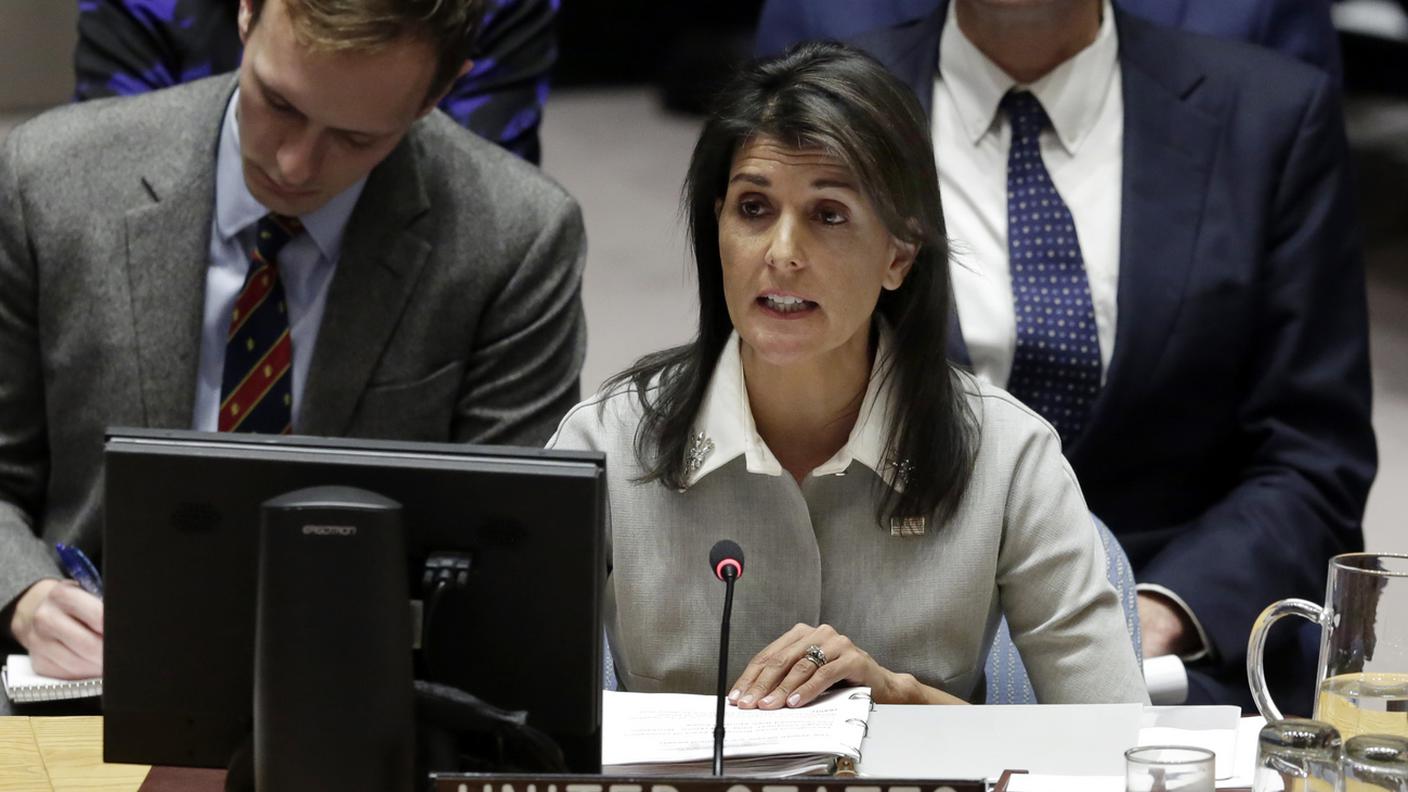 Nella foto Nikki Haley