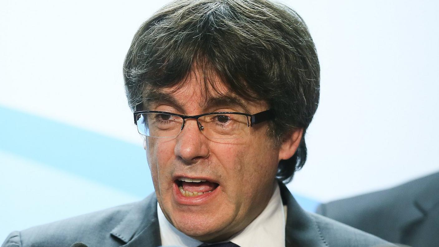 Il leader catalano rischia l'arresto in Spagna