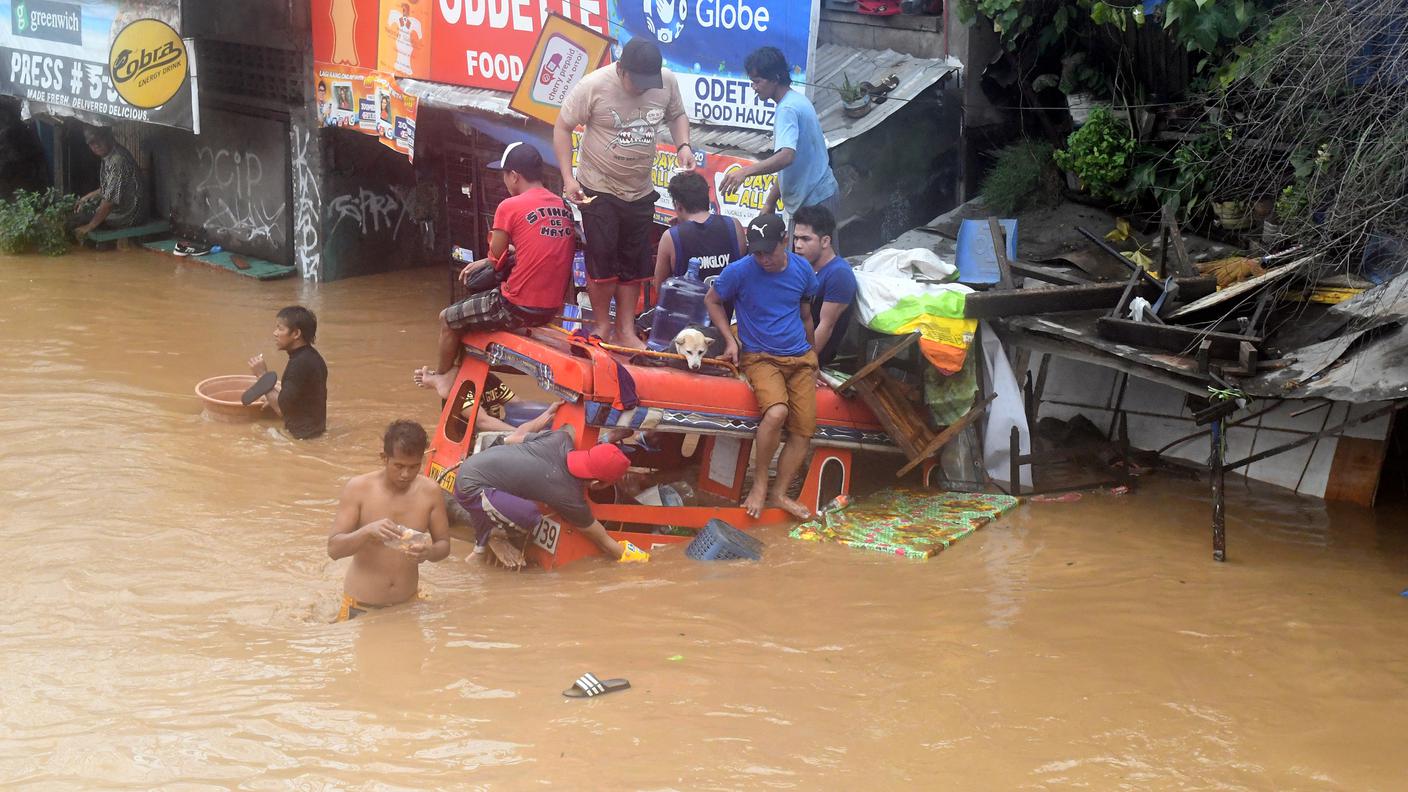 Il maltempo ha colpito in particolare l'isola di Mindanao