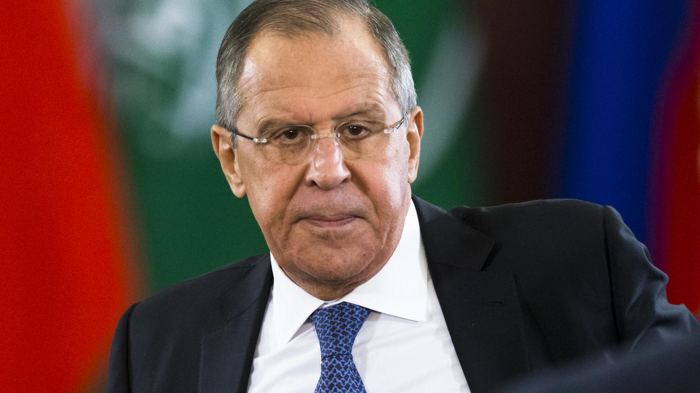 Il ministro degli esteri russo, Sergei Lavrov