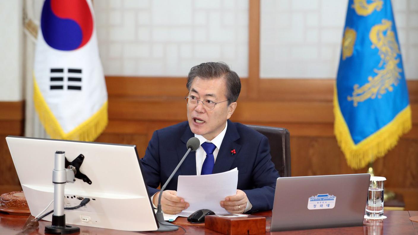 Il presidente sudcoreano Moon Jae-in