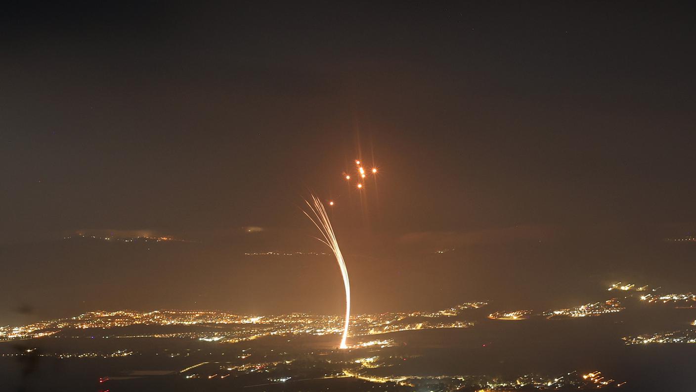 Immagini di attacchi su Israele della metà di luglio