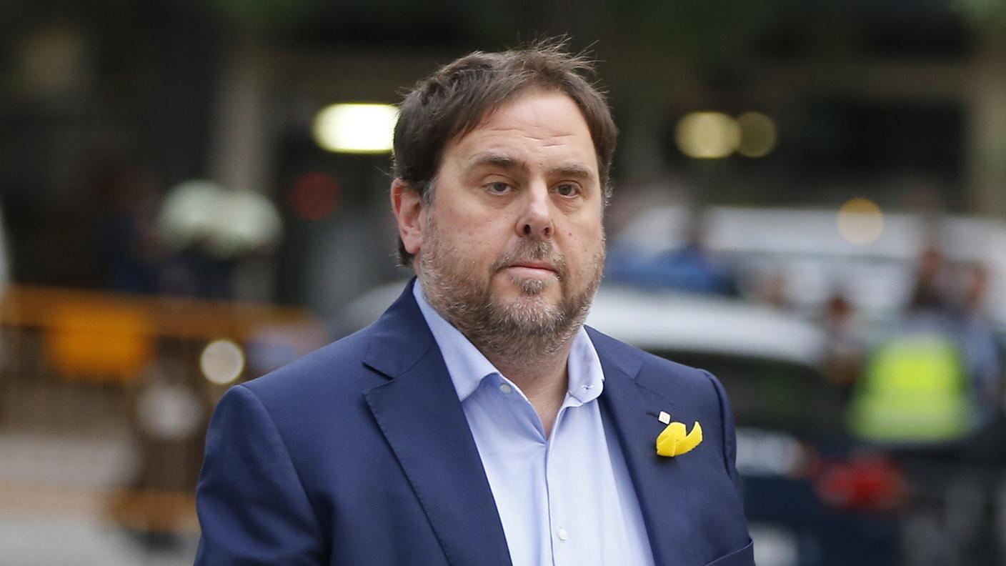 Junqueras è in carcere dal 2 novembre con le accuse di ribellione, sedizione e abuso di potere