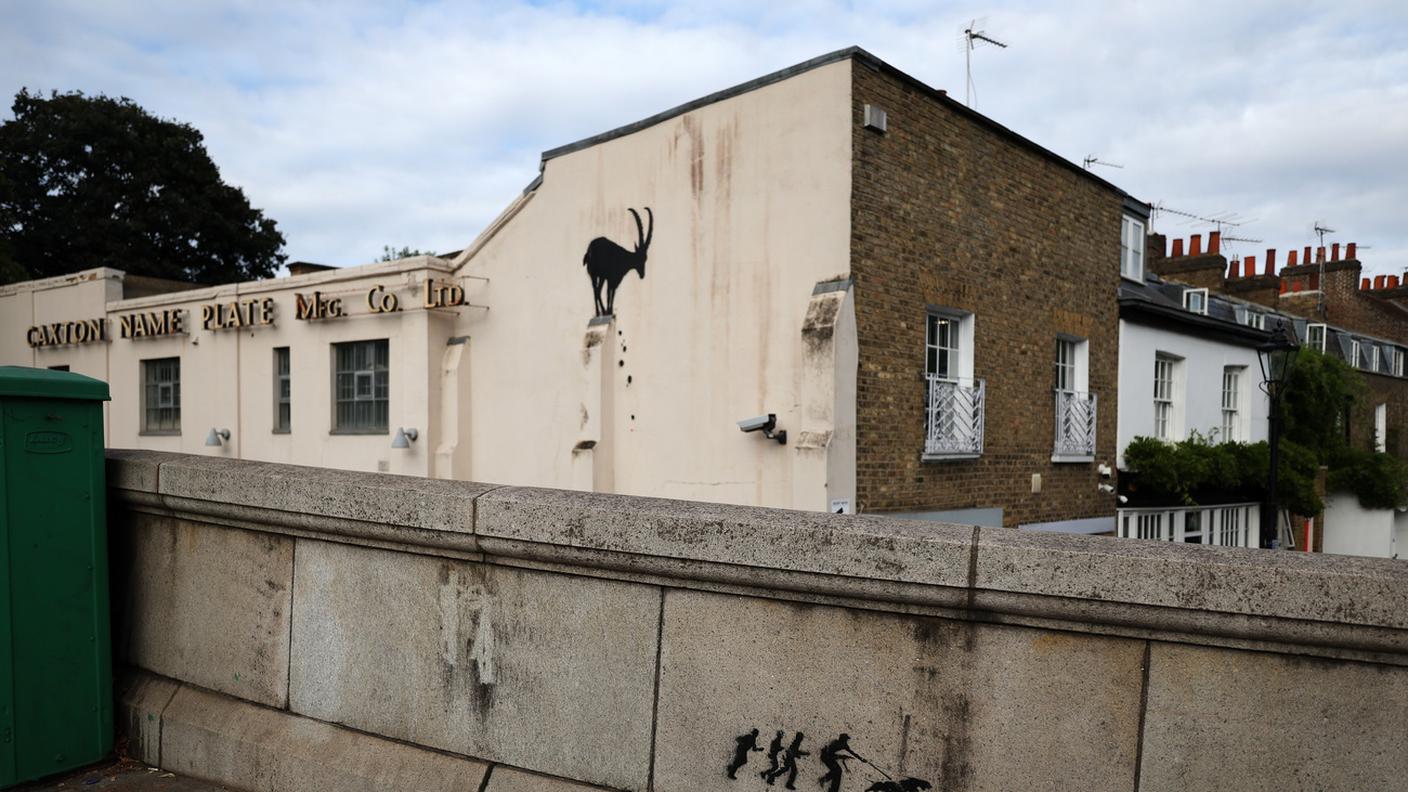 L'opera di Banksy a Londra