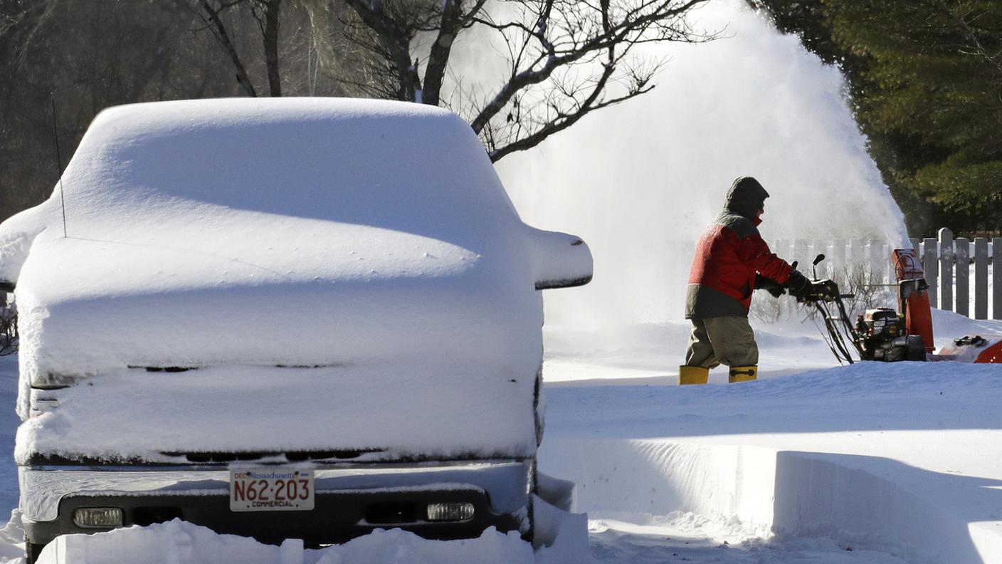 Massachusetts sotto la neve