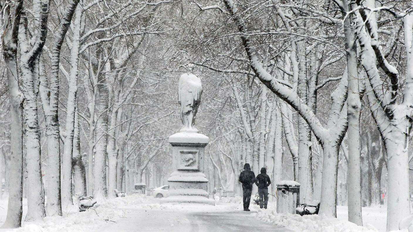 Massachusetts sotto la neve