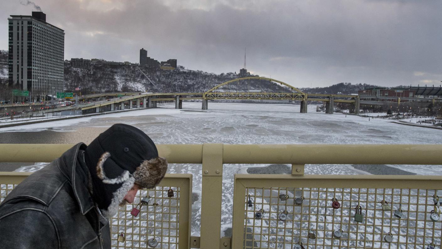 Pittsburgh sotto la neve