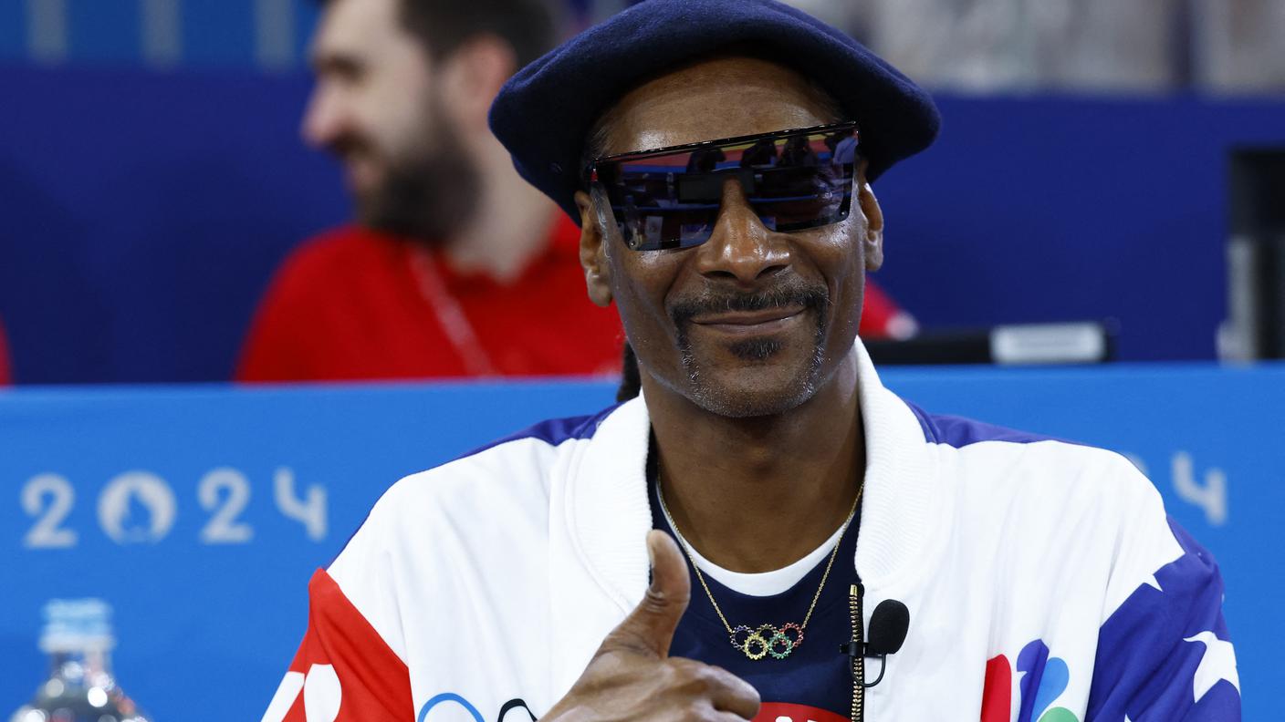 Il rapper statunitense Snoop Dogg