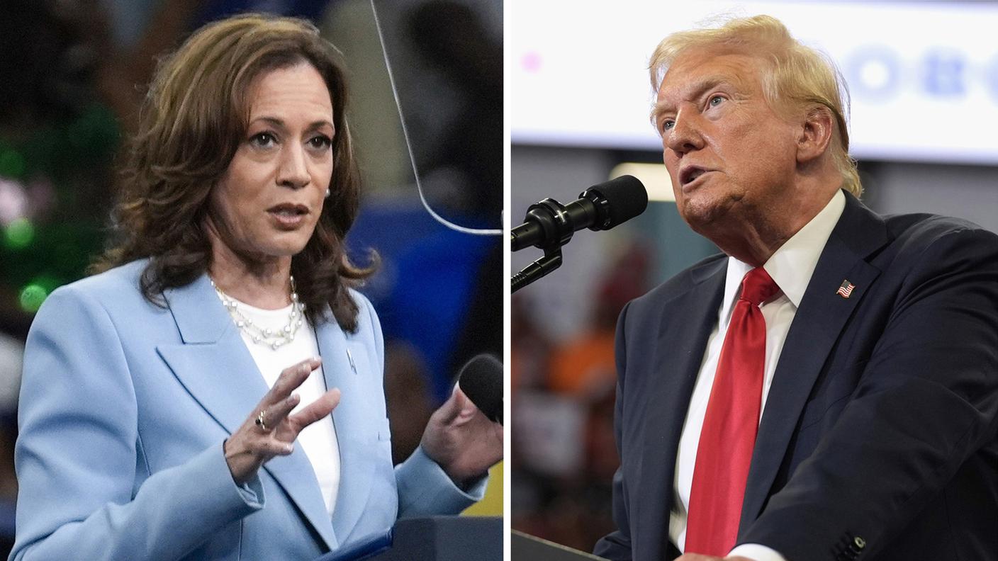 Kamala Harris e Donald Trump