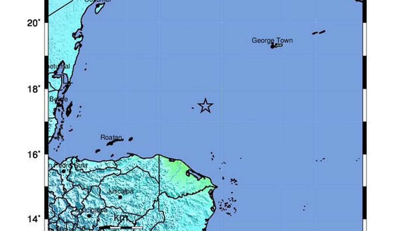 La zona del sisma