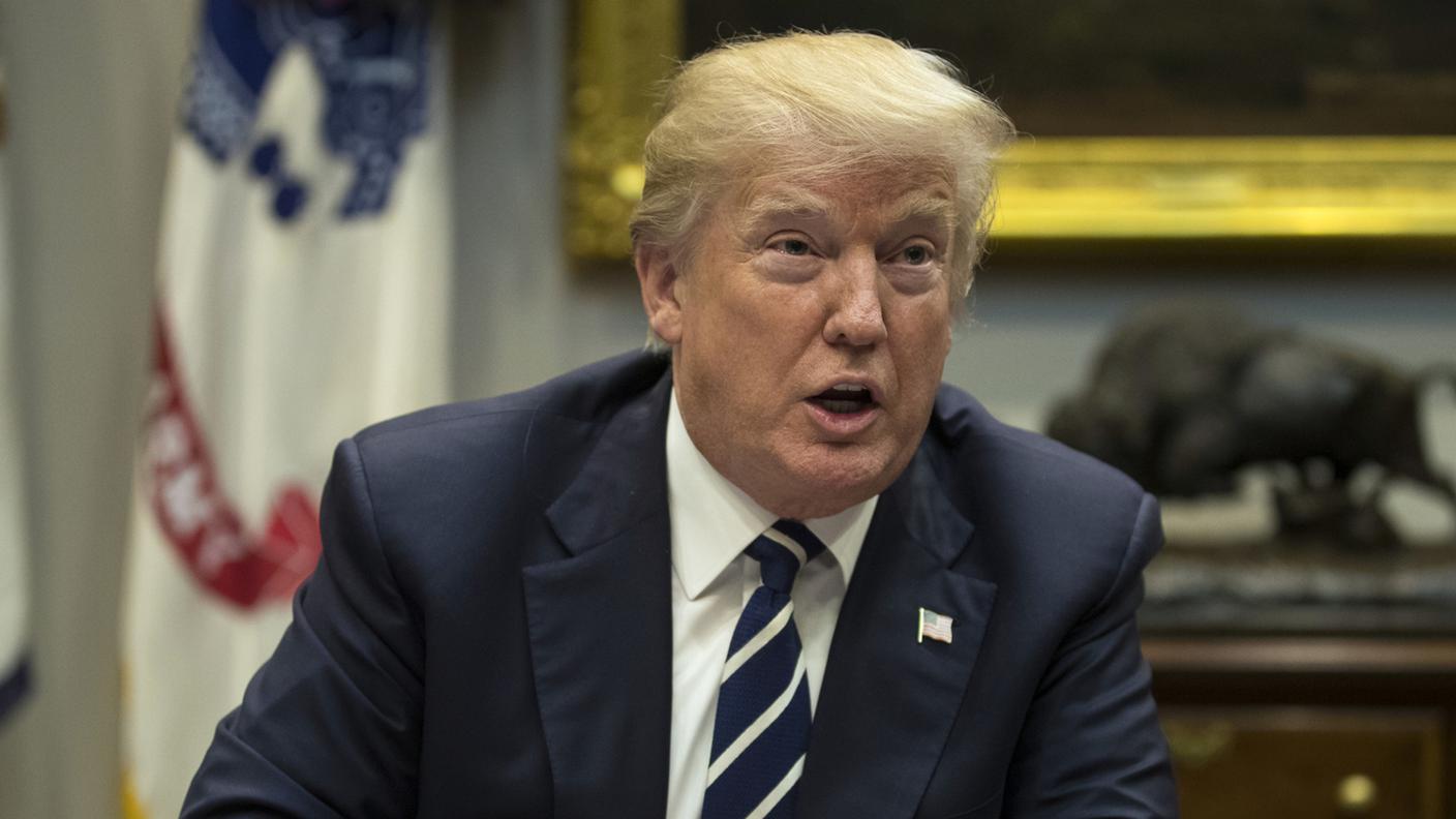 Il presidente statunitense Donald Trump