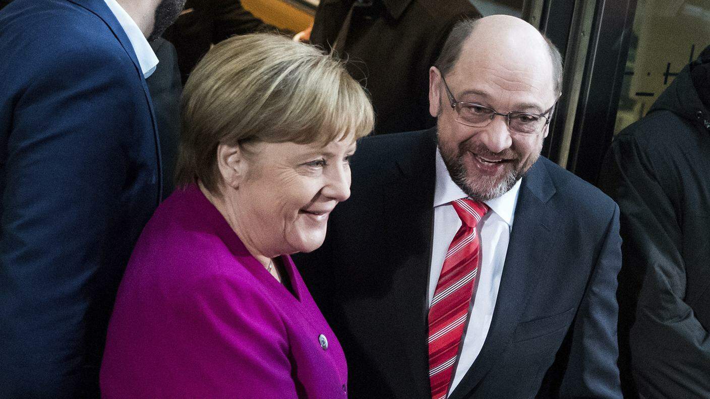 Angela Merkel, Martin Schulz