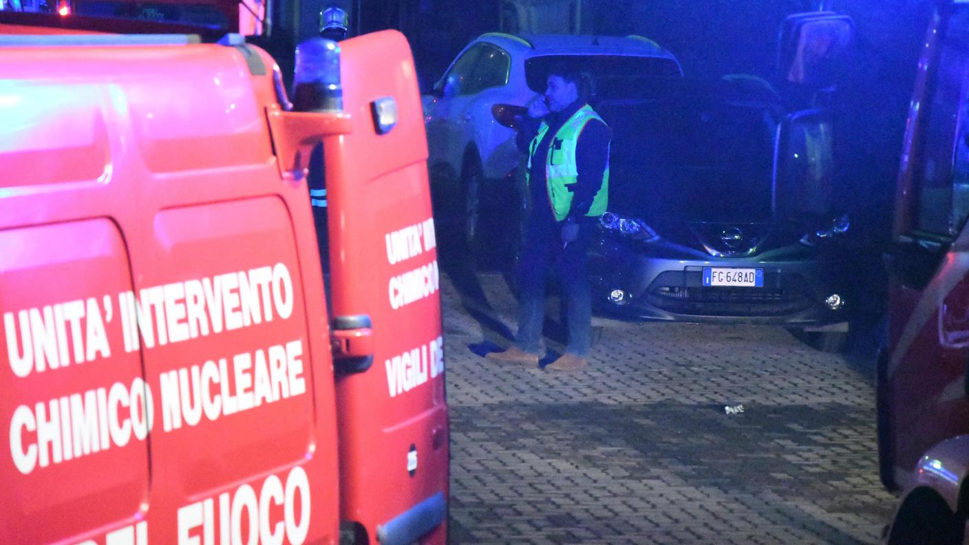 I soccorritori sul luogo della tragedia