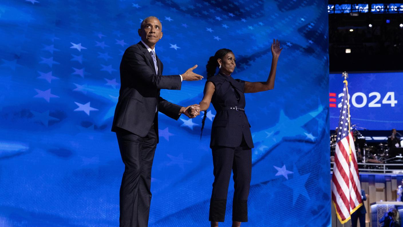 Gli Obama infiammano la Convention dem
