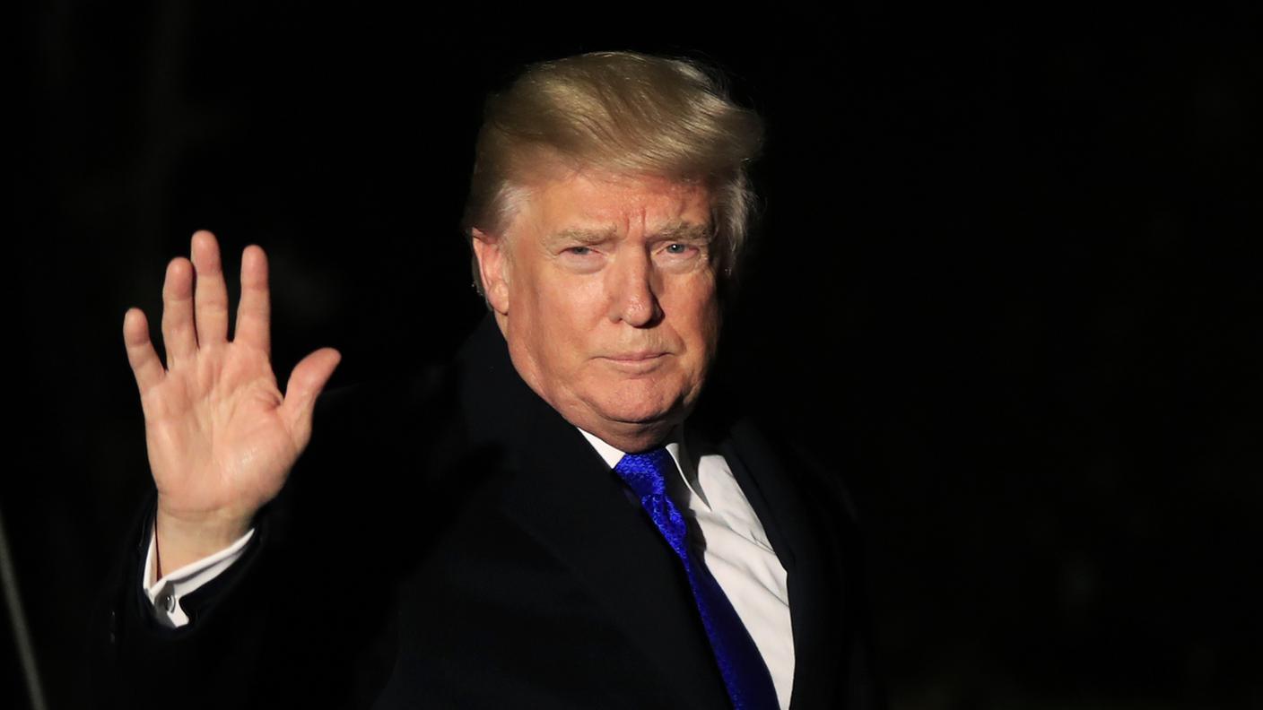 Il presidente statunitense Donald Trump