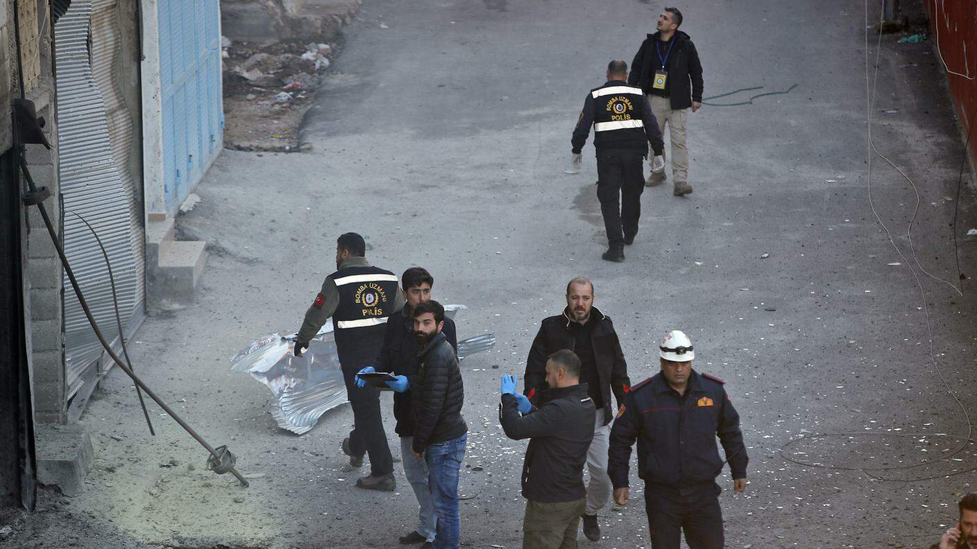 Un'immagine scattata a Afrin il 30 gennaio