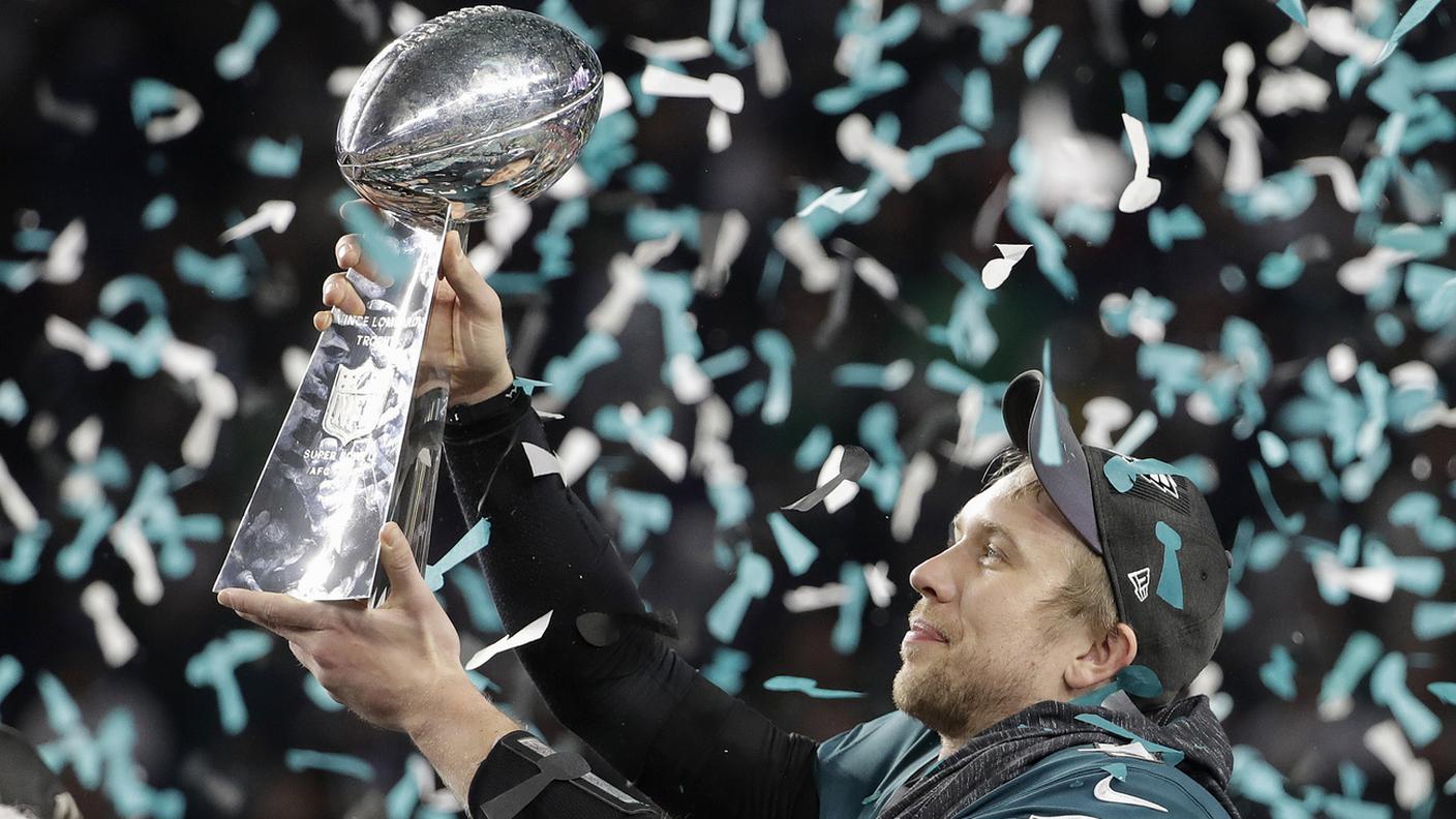 È la prima volta che gli Eagles vincono il titolo, contro i sei conquistati dai Patriots