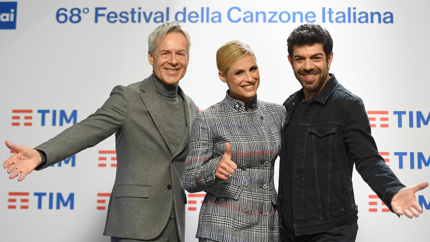 Claudio Baglioni, Michelle Hunziker e Pierfrancesco Favino presenteranno gli artisti