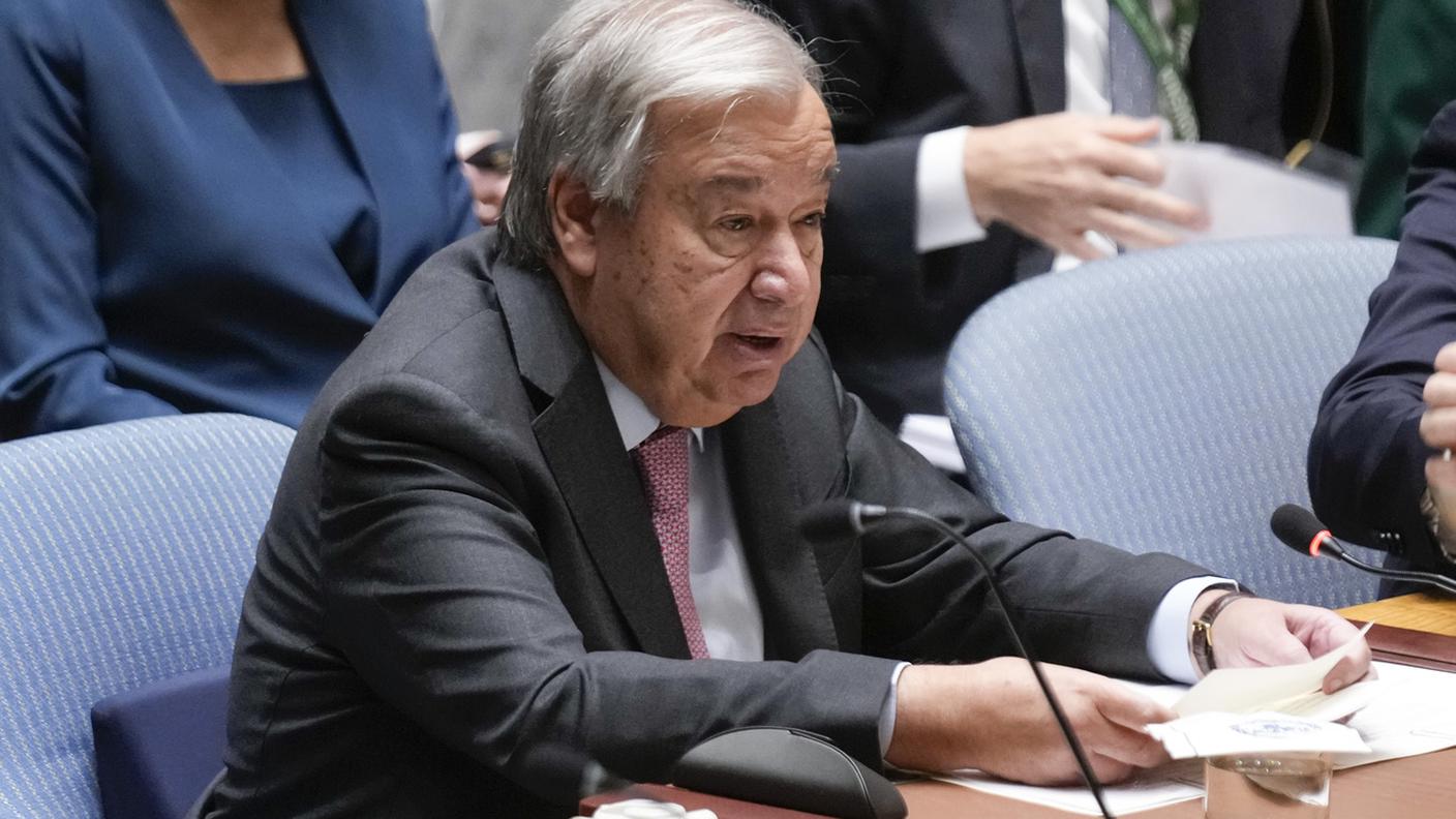 Il Segretario generale dell’ONU Antonio Guterres