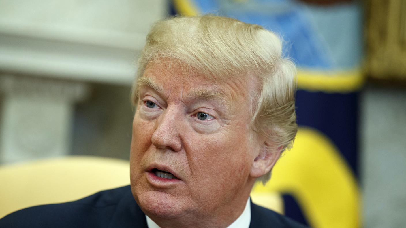 Il presidente statunitense Donal Trump