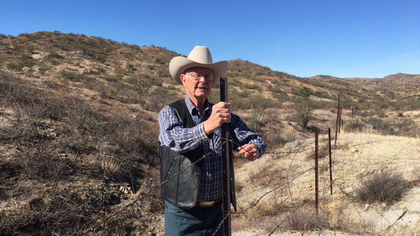 Jim Chilton sul confine USA-Messico