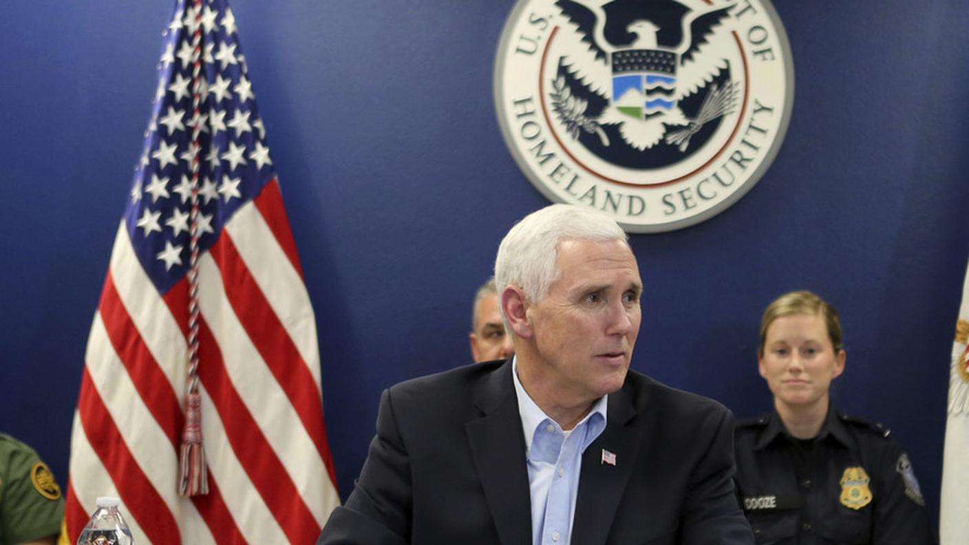 Il vicepresidente statunitense Mike Pence