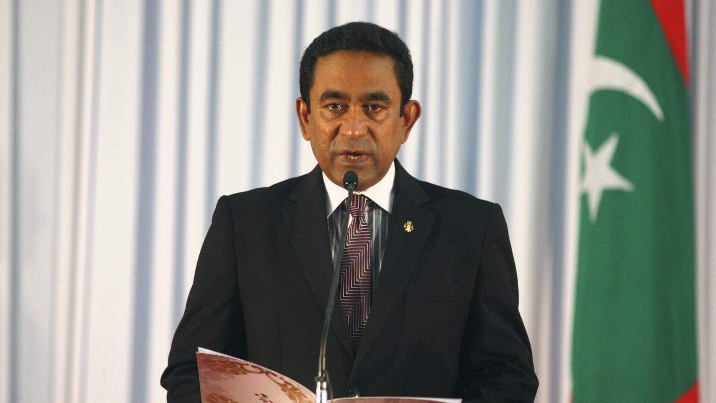Abdula Yameen è presidente dal 2013, quando sconfisse Mohamed Nasheed al ballottaggio