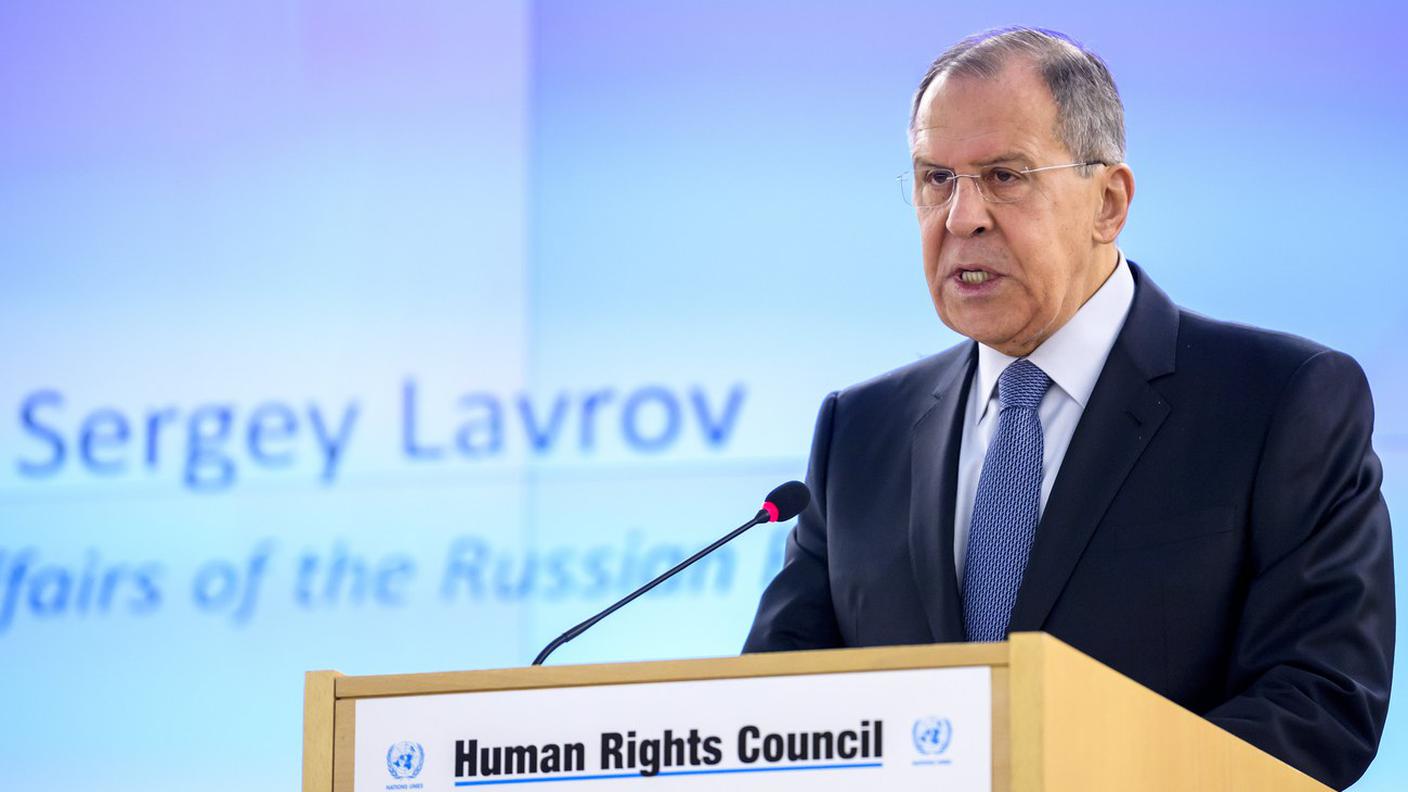 Sergei Lavrov, ministro degli Esteri russo, ha parlato al Consiglio ONU per i Diritti Umani