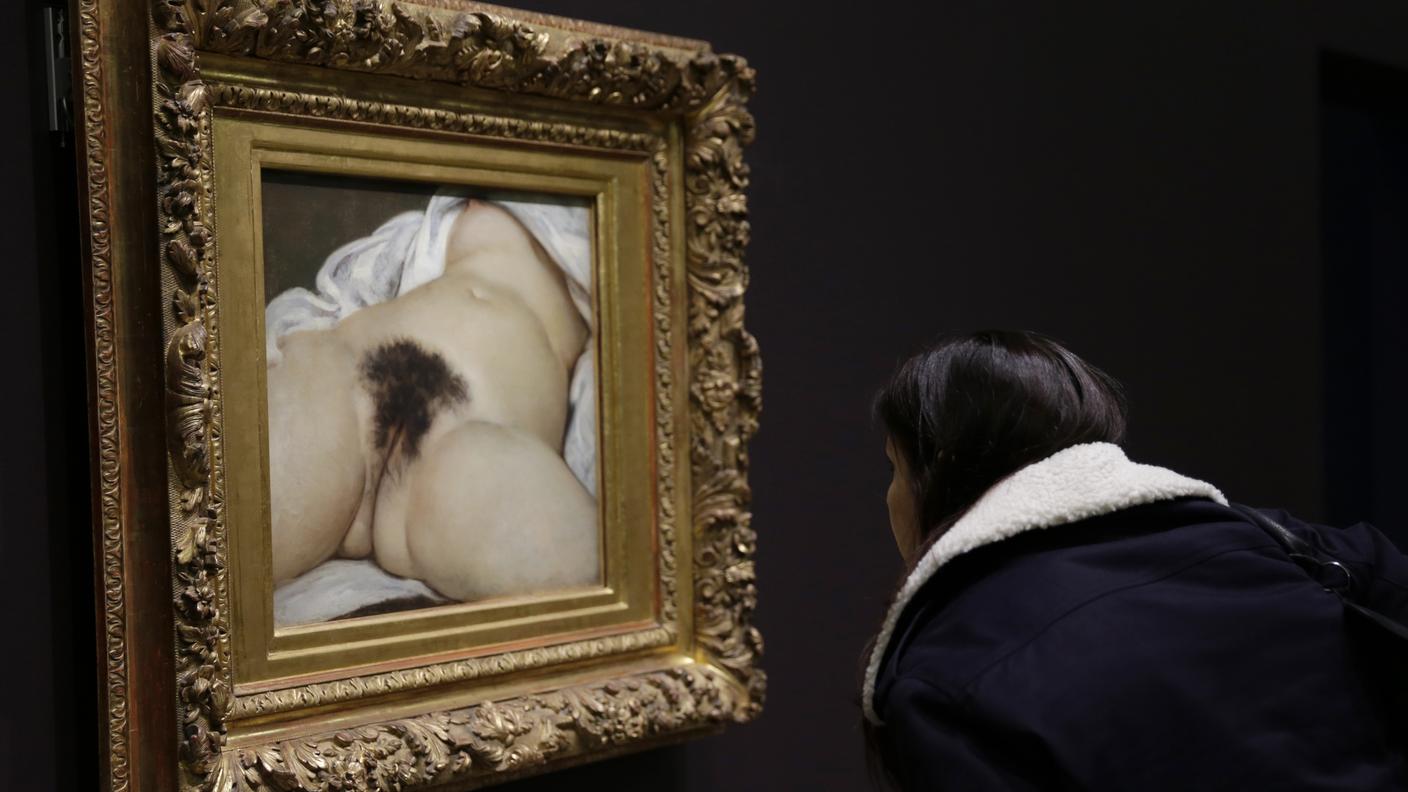 "L'origine del mondo" di Gustave Courbet