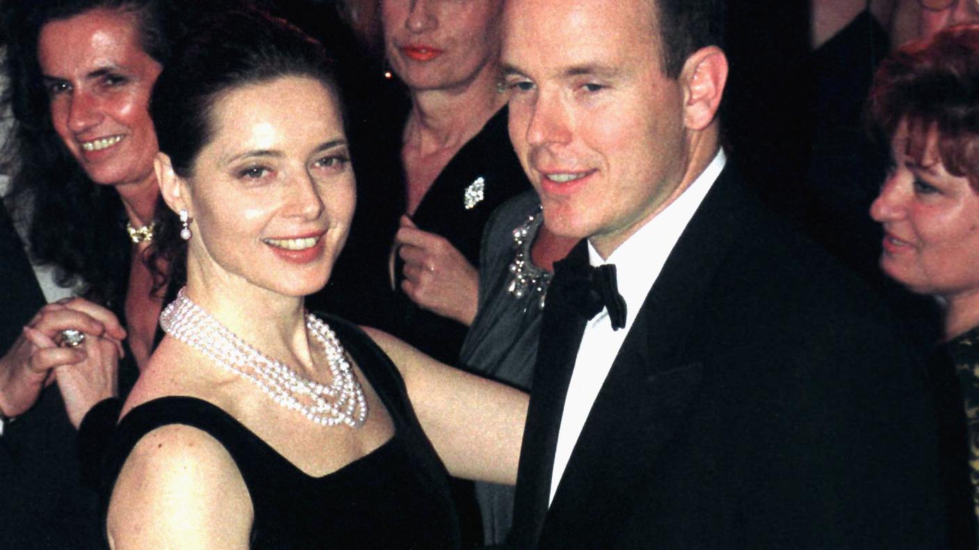Nel 1997, con il principe Alberto di Monaco al tradizionale ballo della Rosa, a Monte Carlo 