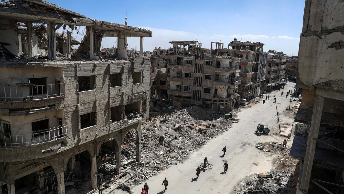 Duma l'8 marzo scorso, prima dei bombardamenti di sabato mattina