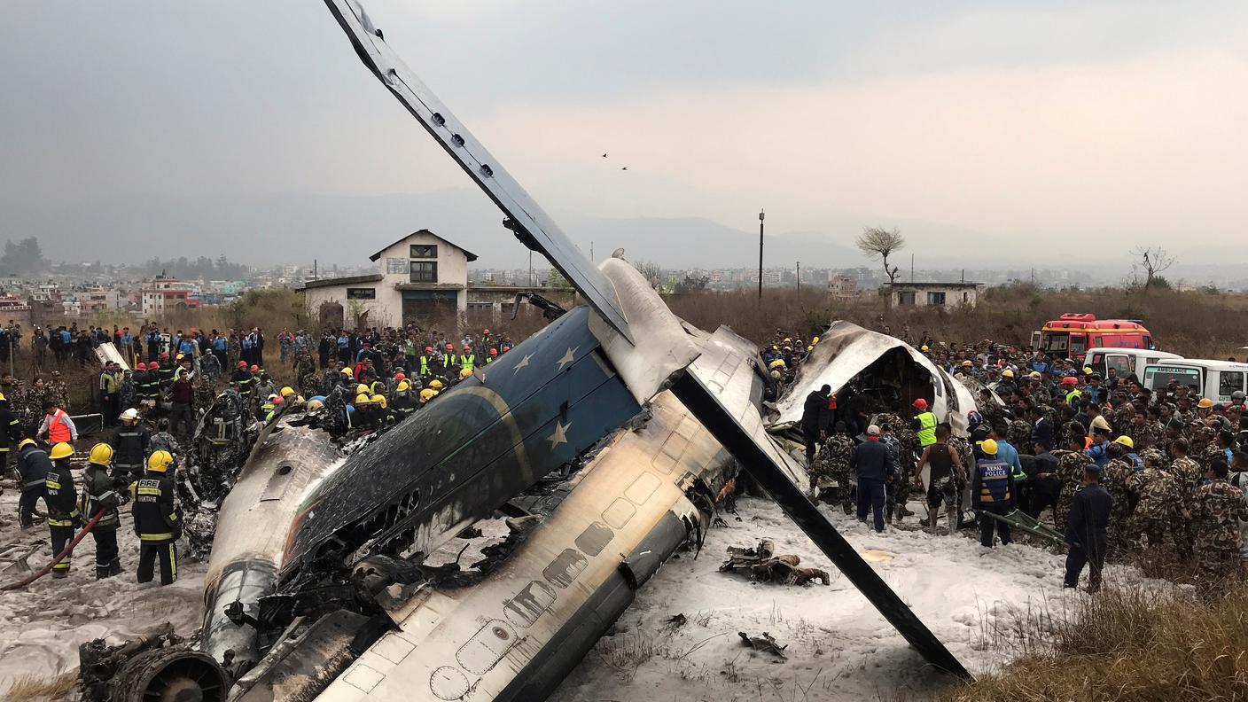 L'aereo aveva 67 passeggeri e 4 membri dell'equipaggio