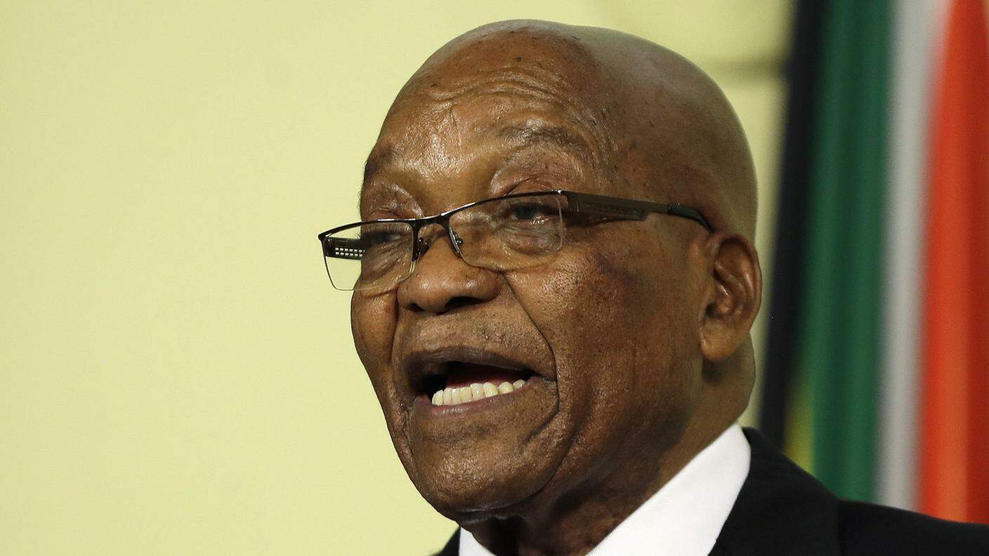 L'ex presidente sudafricano Jacob Zuma