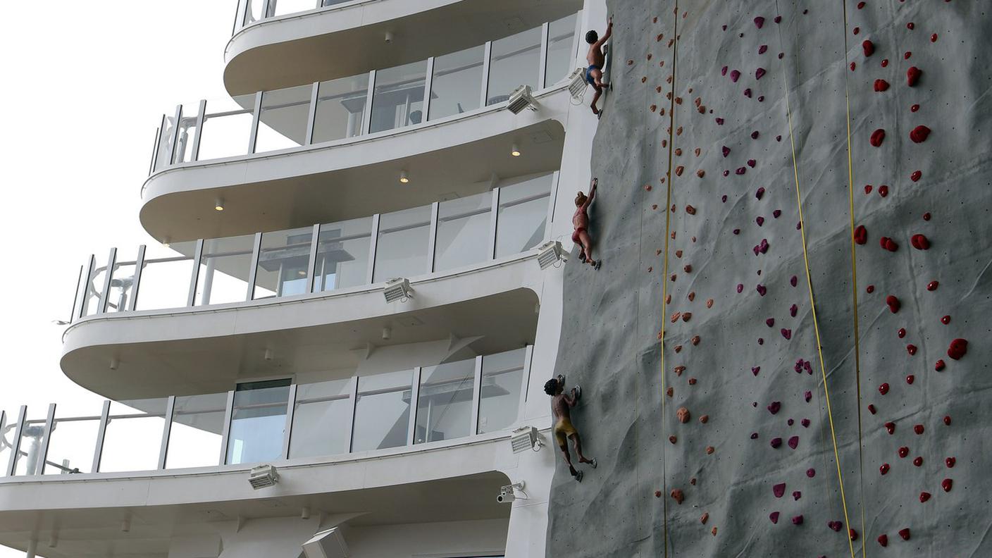 Ci si può anche arrampicare