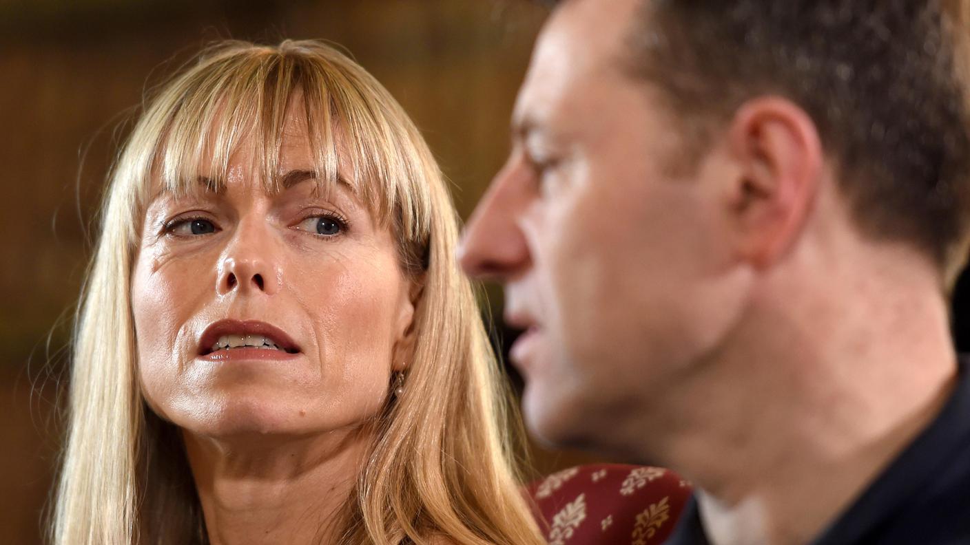 Per Kate e Gerry McCann non si spengono le speranze di trovare la loro Maddie